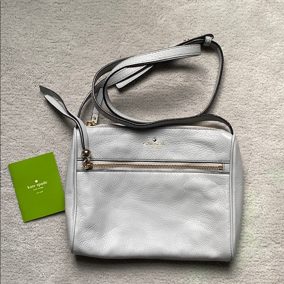 Kate Spade Gray Purse - Picture 1 of 5